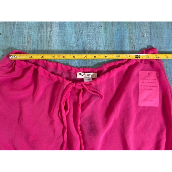 For Love and Lemons Lara Pink Sheer Skivvies Set (M) - Picture 11 of 12